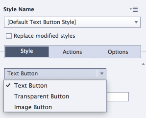 Three types of buttons in Captivate